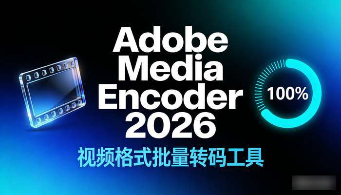 Adobe Media Encoder 2026视频格式批量转码工具