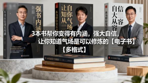 3 本书帮你变得有内涵，强大自信，让你知道气场是可以修炼的【电子书】【多格式】
