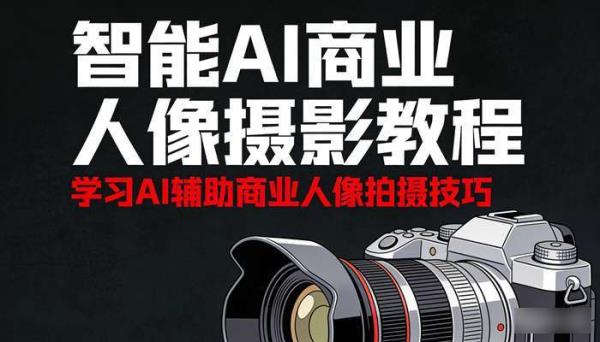 智能AI商业人像摄影教程 学习AI辅助商业人像拍摄技巧