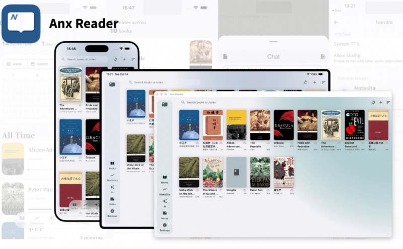 这神器让电子书阅读爽到飞起！支持EPUBPDF多种格式，支持AI全平台同步，7.2K人直呼真香 Anx Reader
