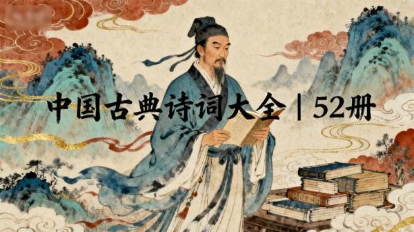 中国古典诗词大全｜52 册