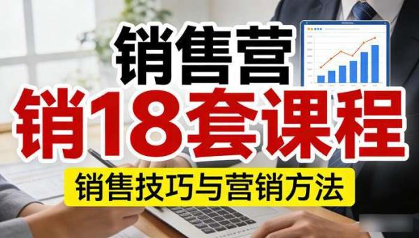 销售营销18套课程 销售技巧与营销方法