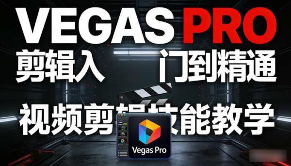 Vegas Pro剪辑入门到精通 视频剪辑技能教学