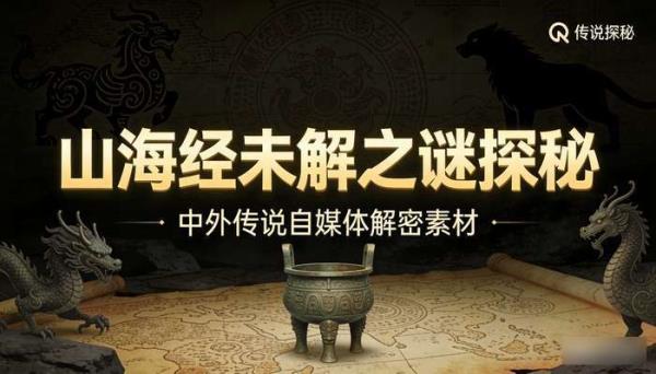 中外未解之谜山海经解密 传说探秘自媒体短视频素材