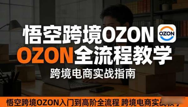 悟空跨境OZON入门到高阶全流程 跨境电商实战教学