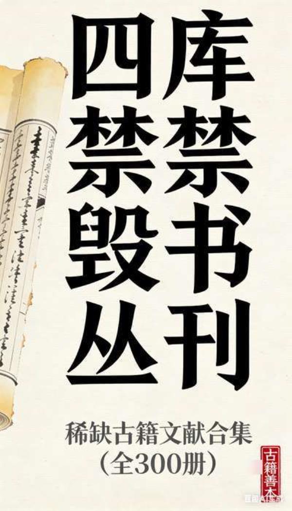 四库禁毁书丛刊全 300 册：稀缺古籍文献合集