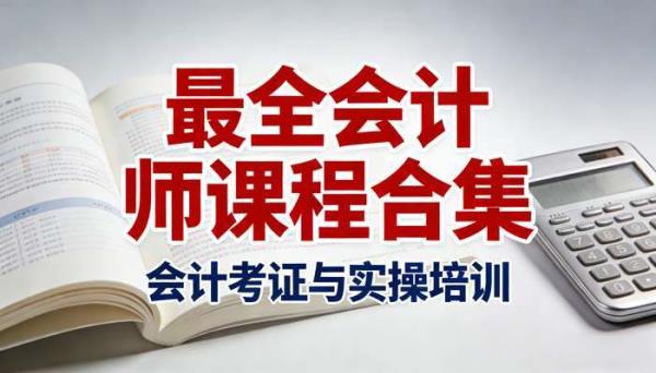 最全会计师课程合集 会计考证与实操培训