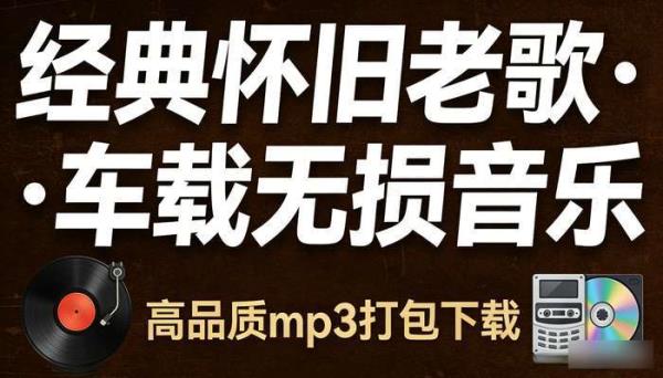 高品质经典怀旧老歌mp3 车载无损音乐打包下载素材
