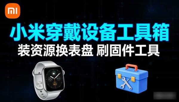 小米穿戴设备工具箱 装资源换表盘 刷固件工具