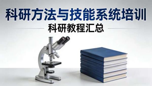 科研教程汇总 科研方法与技能系统培训