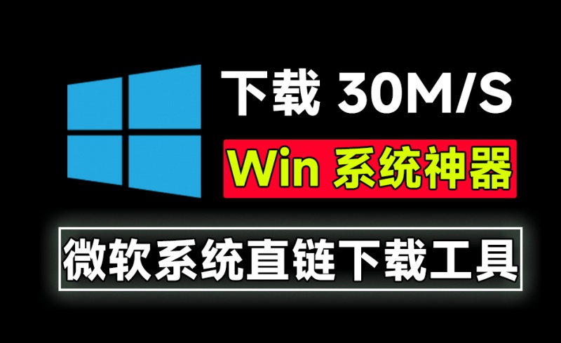 微软系统直链下载！速度可达30MS，支持家庭版、专业版、教育版和企业版等，完全免费使用~