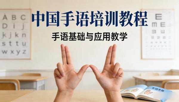 中国手语培训教程 手语基础与应用教学