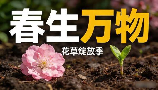 春天植物花草生长绽放 春暖花开花朵盛开延时实拍视频素材
