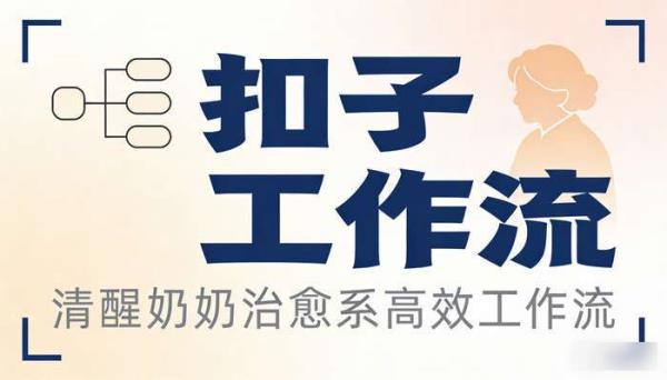 《扣子工作流》清醒奶奶治愈系图片生成高效工作流