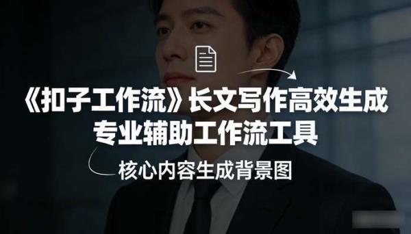 《扣子工作流》长文写作高效生成专业辅助工作流工具