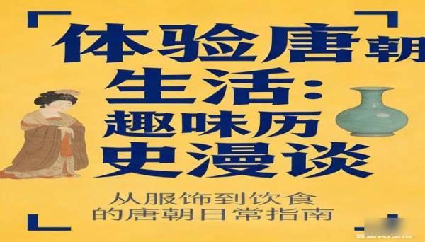 假如生活在唐朝 体验唐朝生活的趣味历史书籍