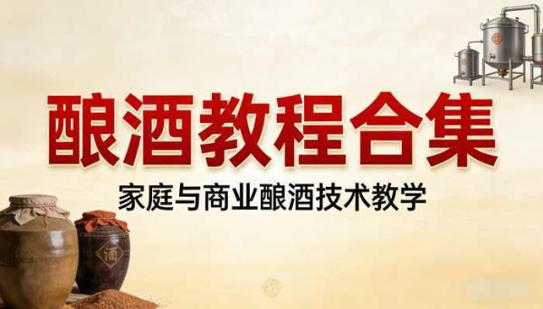 各种酿酒教程合集 家庭与商业酿酒技术教学