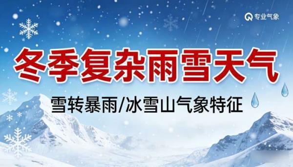 冬天雪景下雪冰雪山暴雨 雨雪天气自媒体短视频素材