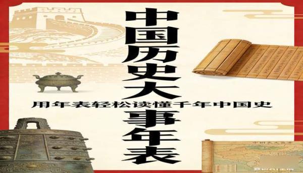 中国历史大事年表 用年表轻松读懂千年中国史书籍
