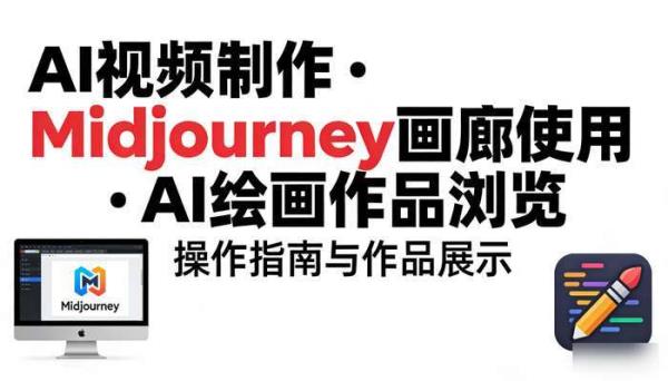 《AI视频制作》Midjourney画廊使用方法 AI绘画作品浏览