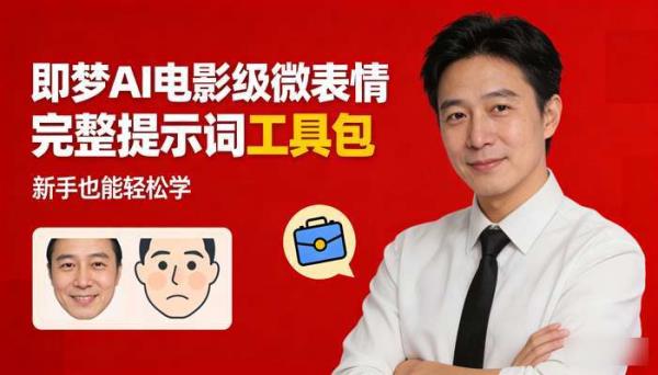 即梦AI电影级微表情完整提示词工具包 新手也能轻松学