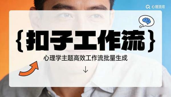 《扣子工作流》心理学主题图文批量生成高效工作流