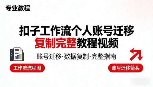 《扣子工作流》工作流个人账号迁移复制完整教程视频