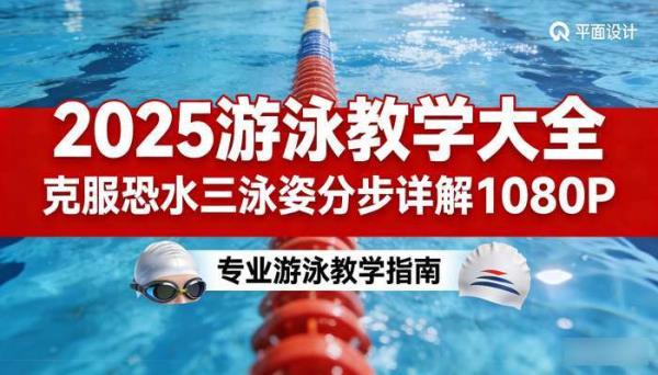 2025游泳教学大全 克服恐水三泳姿分步详解1080P