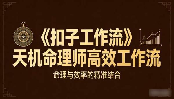 《扣子工作流》天机命理师主题内容创作高效工作流