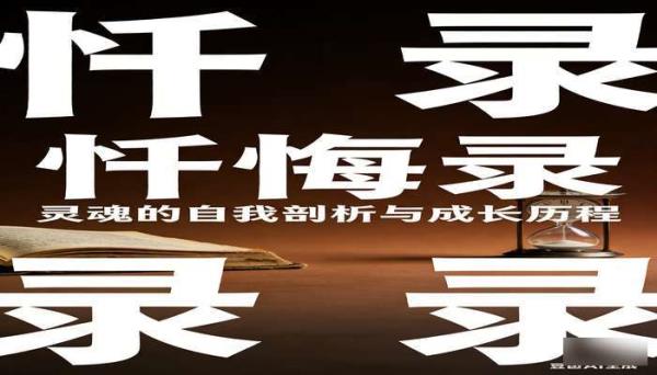 忏悔录 经典自传体文学作品 展现内心世界与成长