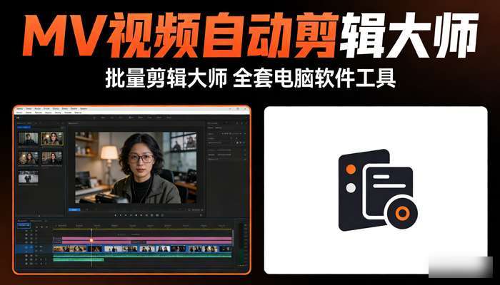MV视频自动剪辑大师批量剪辑大师 全套电脑软件工具