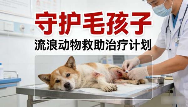救助流浪猫狗宠物 治疗受伤中视频计划解说视频素材