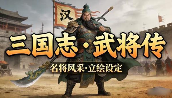 三国志题材美术CG插图 古风武将角色PNG立绘设定原画素材