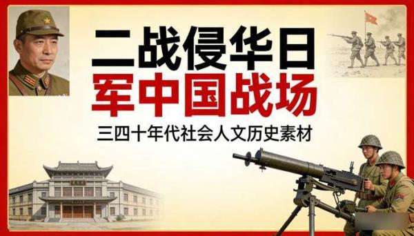 二战侵华日军中国战场老照片 三四十年代社会人文历史素材