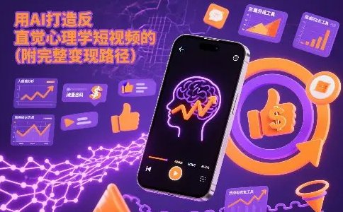 用AI打造“反直觉”心理学短视频的流量密码（附完整变现路径）-原创