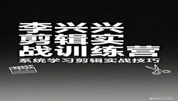李兴兴剪辑实战训练营课程