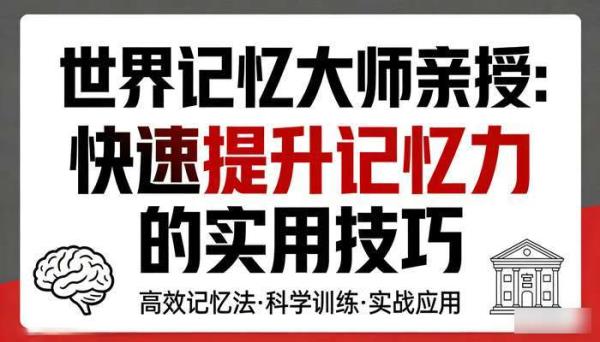 世界记忆大师亲授：快速提升记忆力的实用技巧