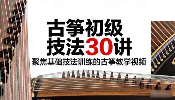 古筝初级技法 30 讲：聚焦基础技法训练的古筝教学视频
