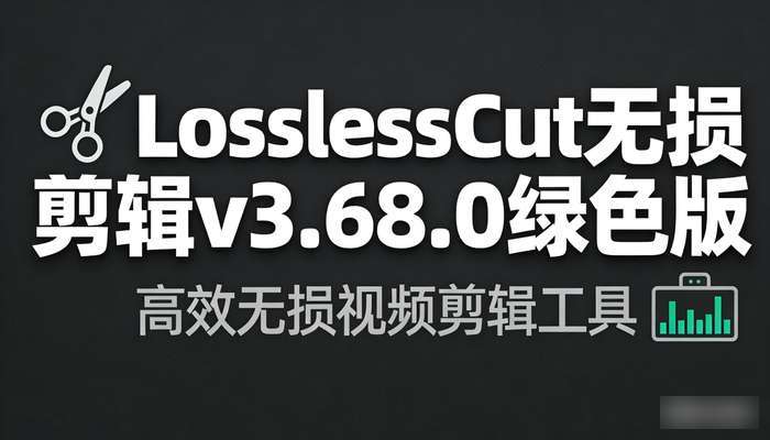 LosslessCut无损剪辑v3.68.0绿色版