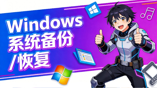 电脑蓝屏崩溃不用慌！Windows系统备份还原神器来了，免费轻松备份一键还原，傲梅一键还原