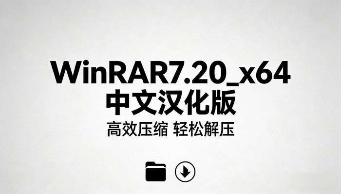 WinRAR7.20_x64中文汉化版