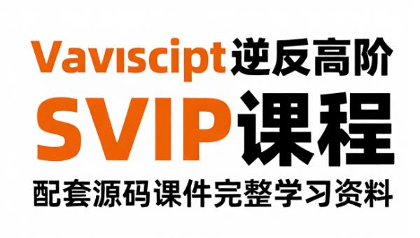 JavaScript逆向系列高阶SVIP课程 配套源码课件完整学习资料