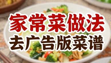 家常菜做法去广告版菜谱应用