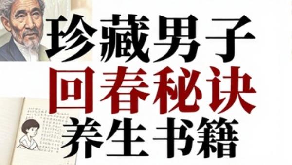 珍藏男子回春秘诀养生书籍