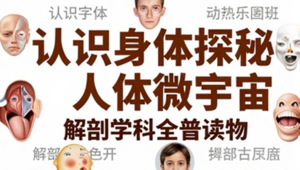 认识身体探秘人体微宇宙：解剖学科普读物