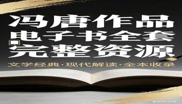 冯唐作品电子书全套完整资源