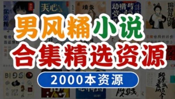 男频小说精选合集2000本资源