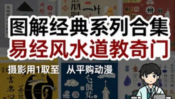 图解经典系列合集易经风水道教奇门
