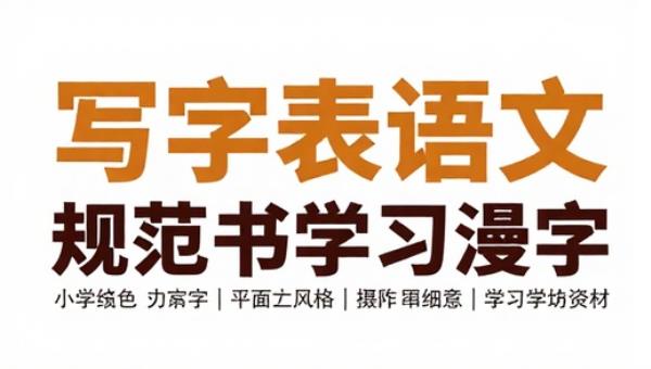 小学语文写字表字帖规范书写练习学习资料