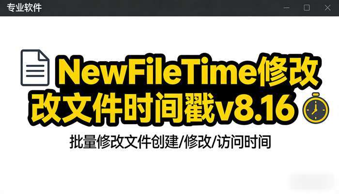 NewFileTime修改文件时间戳v8.16